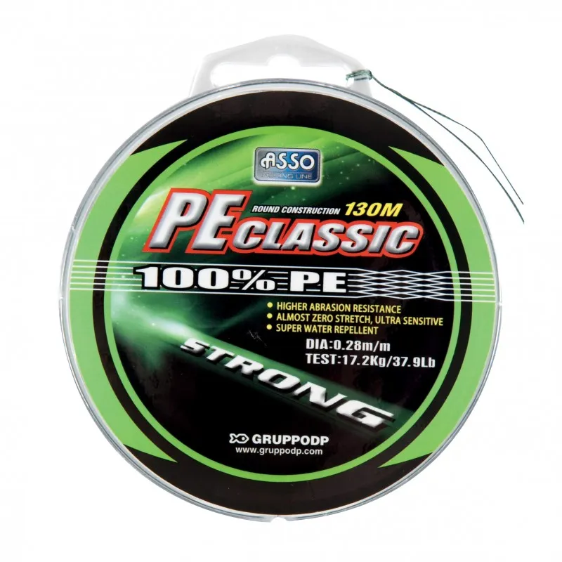 PE CLASSIC 4X PE BRAID - 130 m - GREEN