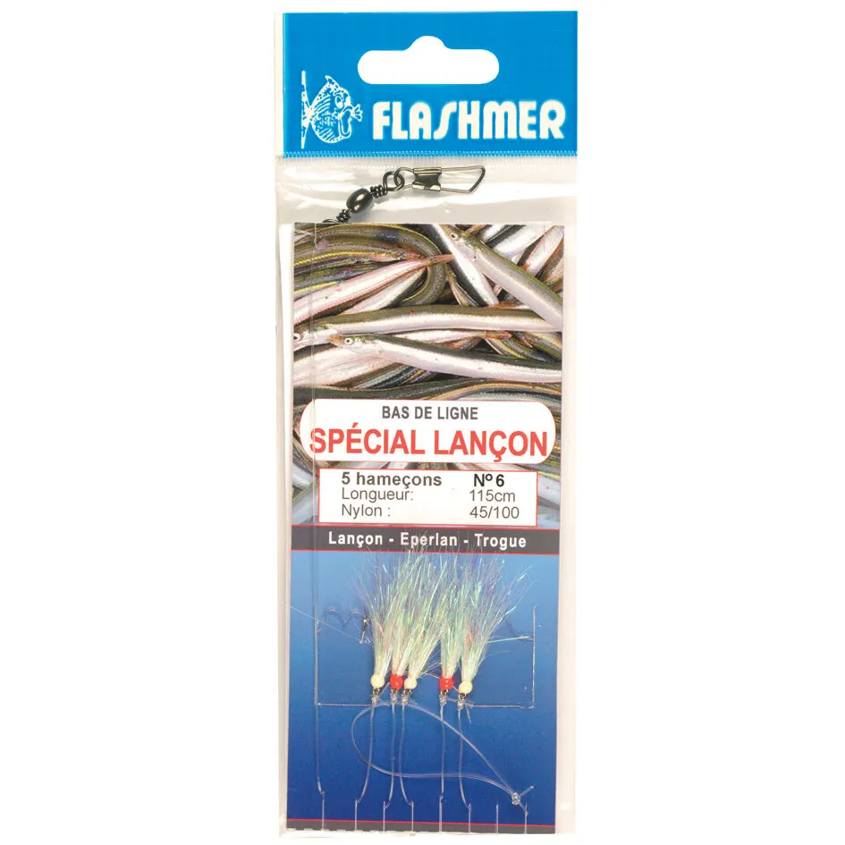 SPECIAL SAND EEL RIG - 5 HOOKS, SIZE 6