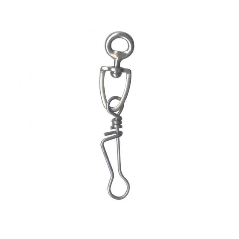 Nickel Swivel with STAINLESS STEEL Clip 65 - 5-Pack