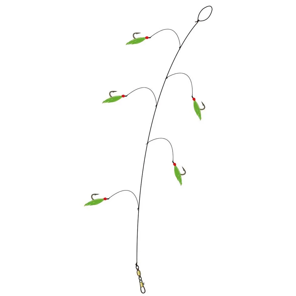 SPECIAL SAND EEL RIG - 5 HOOKS, SIZE 12