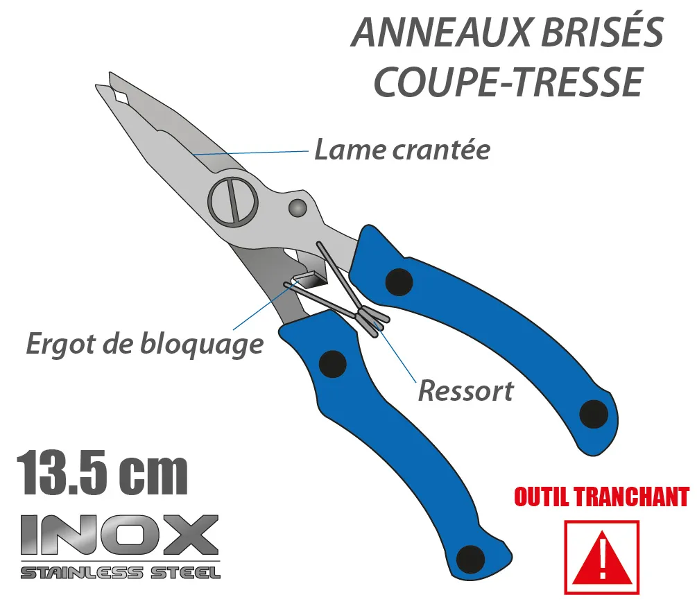 PINCE EZEE 13 CM INOX