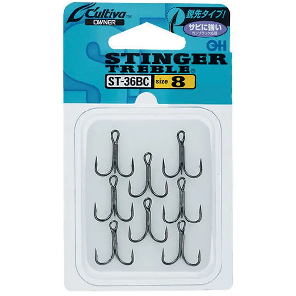 ST-36BC TRIPLE MEDIUM BLACK CHROME