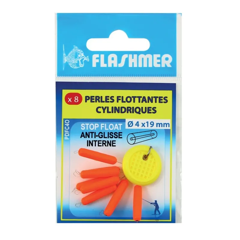 CYLINDRICAL FLOATING BEAD, 4 mm diameter - 8 pcs.