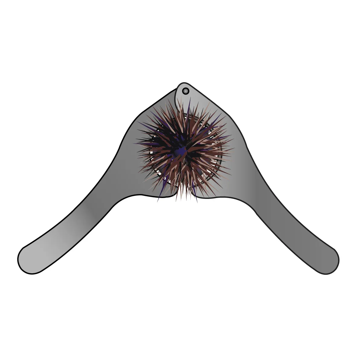 23 CM STAINLESS STEEL SEA URCHIN TONGS