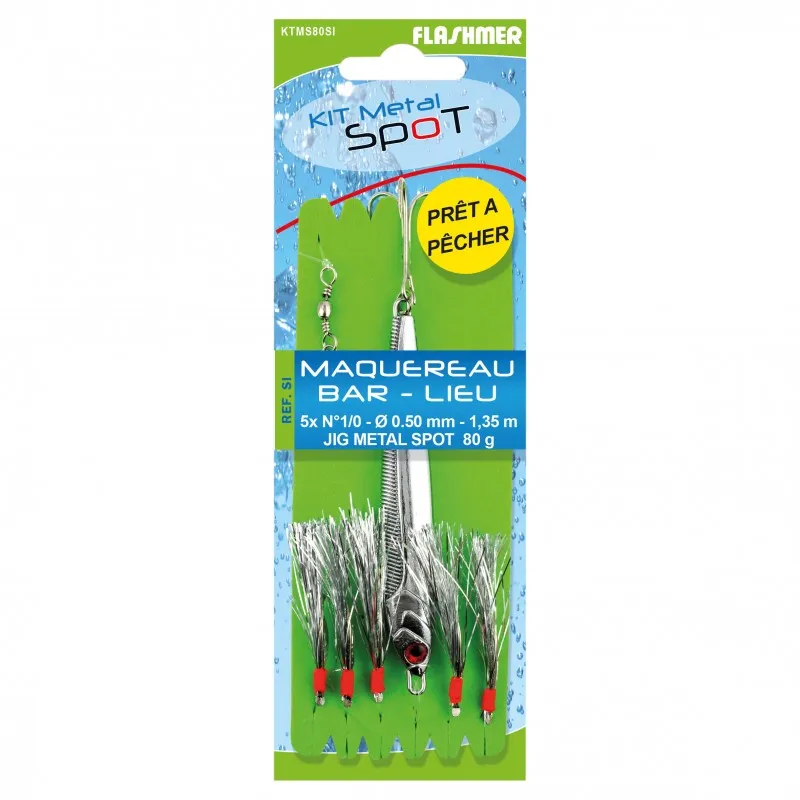 KIT METAL SPOT MAQUEREAU / BAR / LIEU - REF SI