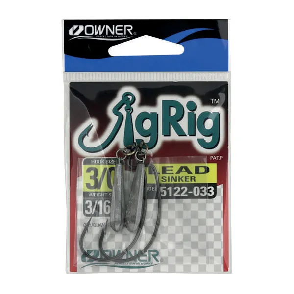 5122 JIG RIG LEAD SINKER HOOK