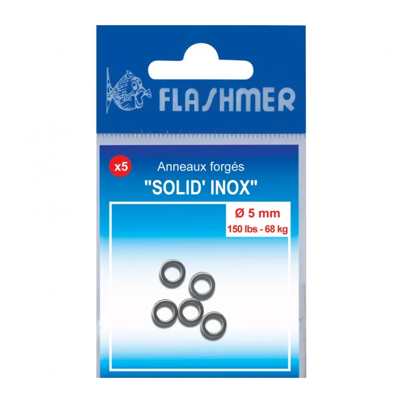 ANNEAUX SOUDÉS SOLID INOX - x5