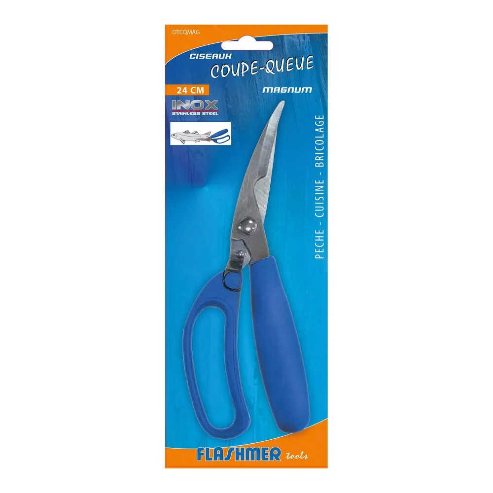 MAGNUM 21 CM STAINLESS STEEL TAIL-TRIMMING SCISSORS
