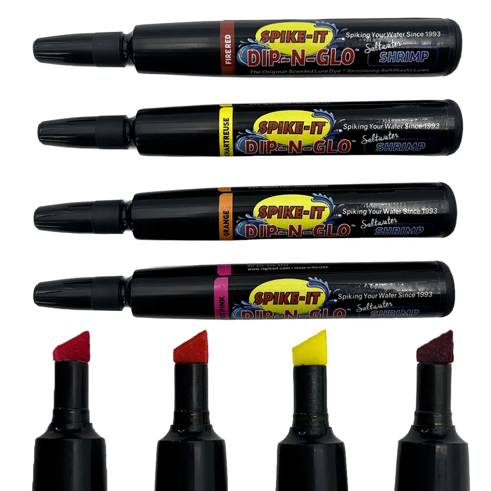 Dip-N-Glo Pack 4 Feutres Crevette