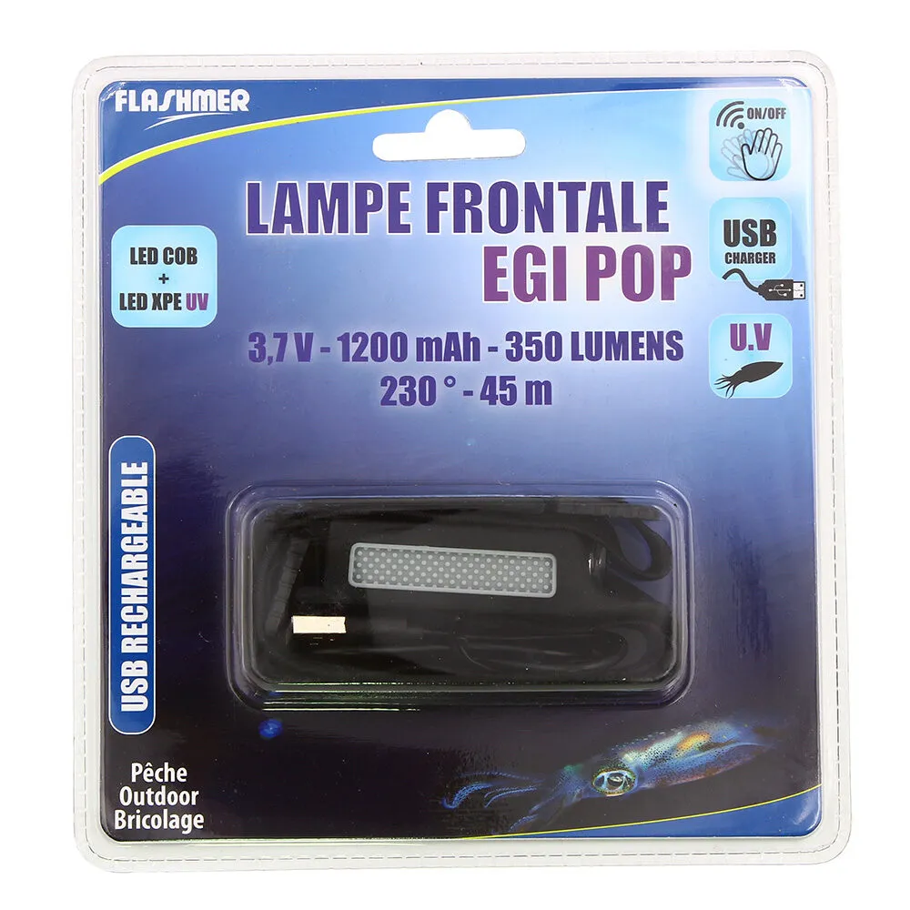 LAMPE FRONTALE EGI POP RECHARGEABLE