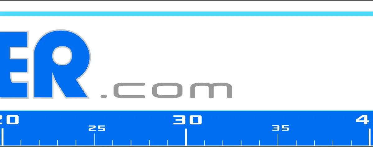 AUTO-COLLANT REGLE DE MESURE DES POISSONS