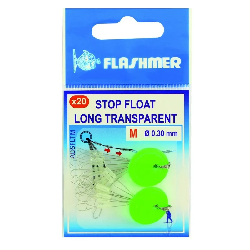 STOP FLOAT LONG CRYSTAL - 20-pack