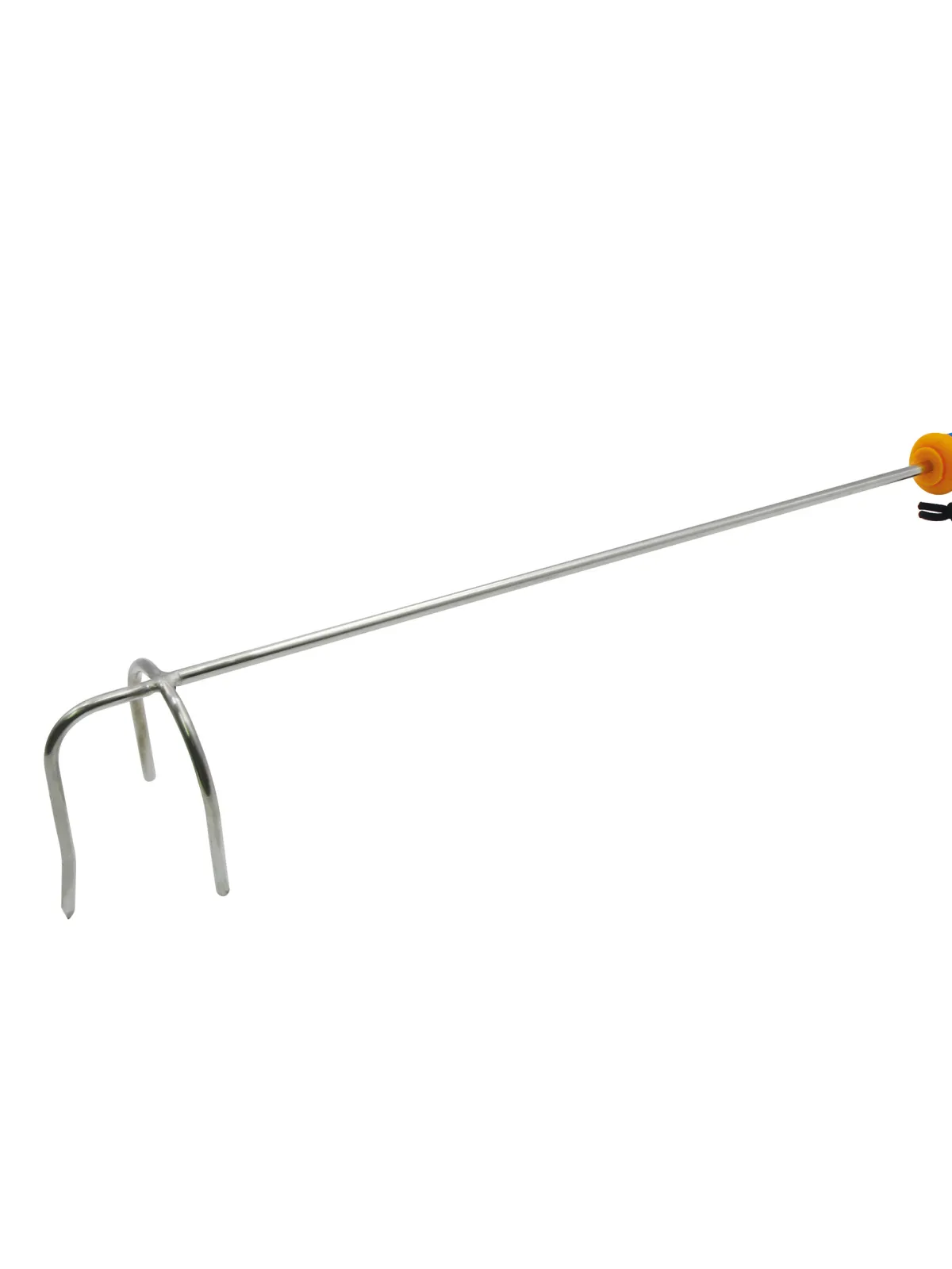 CROCHET A OURSIN INOX MANCHE PLASTIQUE