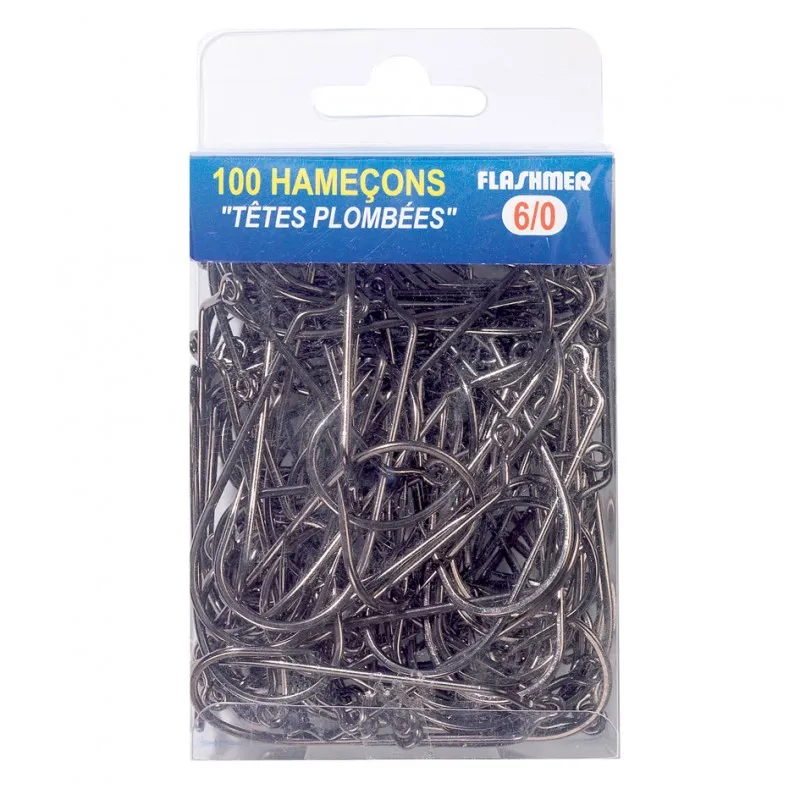 HAMEÇON TÊTE PLOMBÉE - 60°