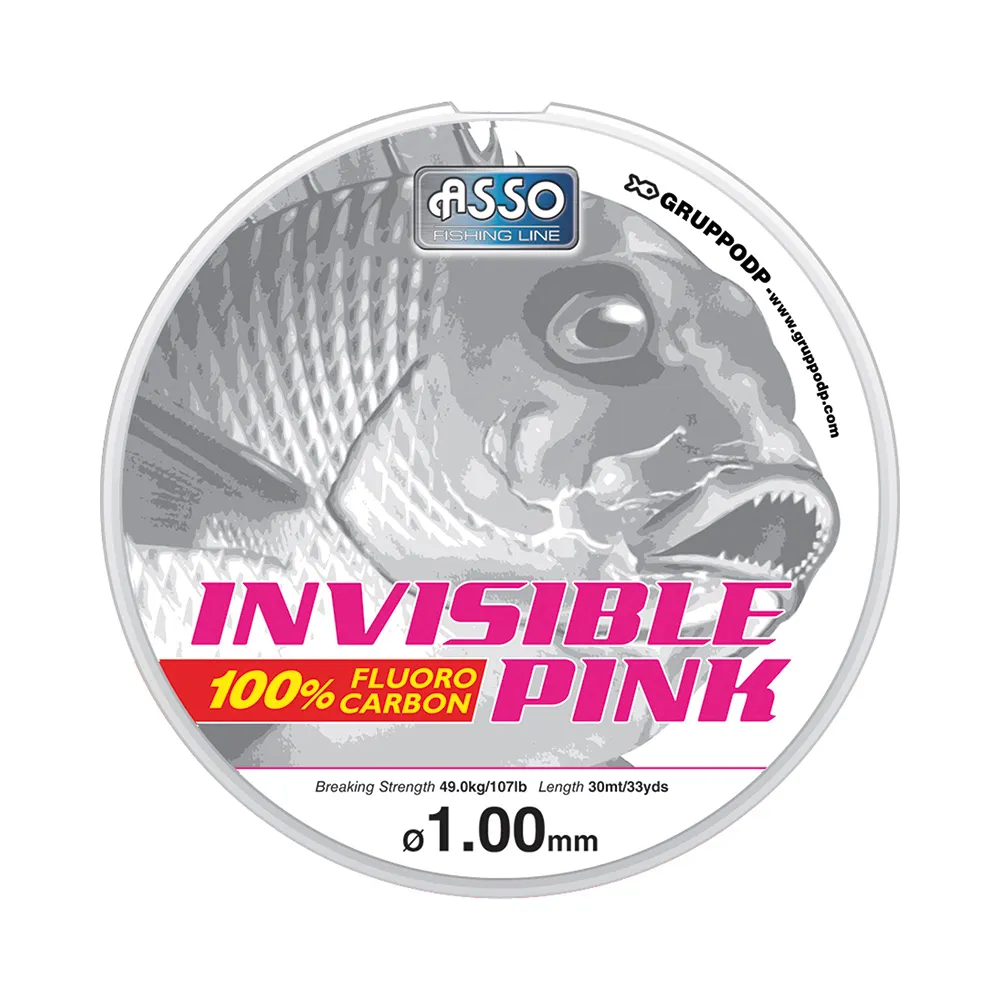FLUOROCARBONE INVISIBLE PINK - 30 M
