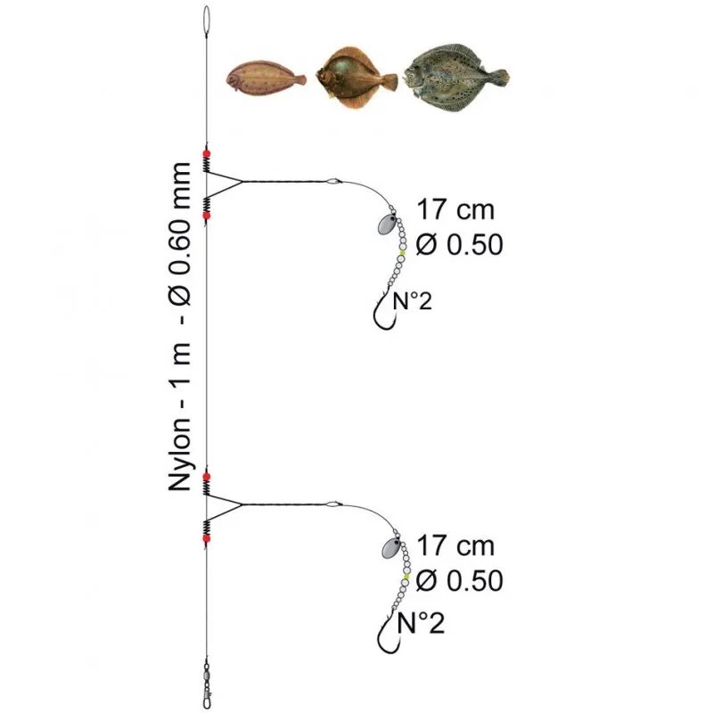 BAS DE LIGNE MULTI PERLES