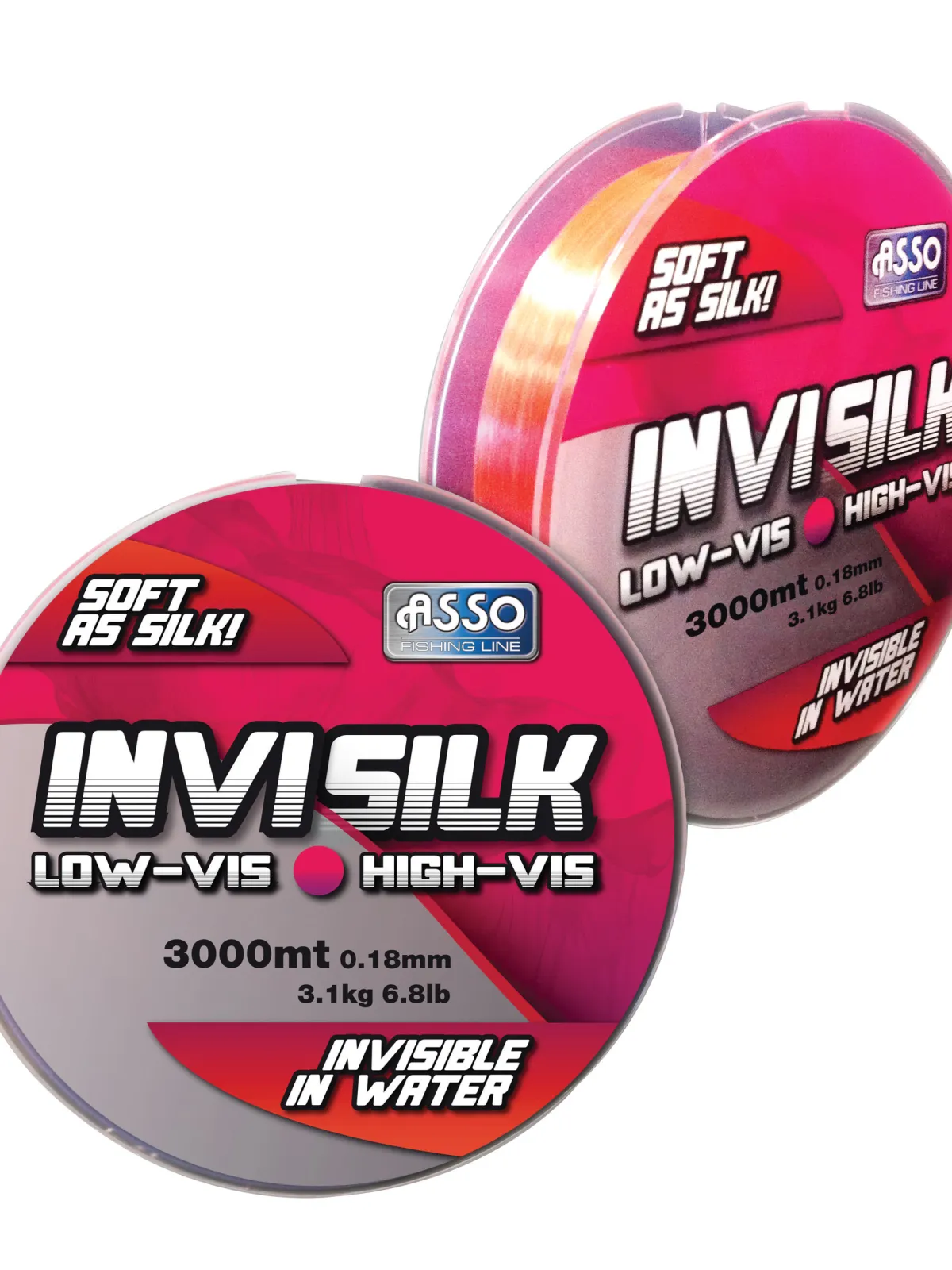 NYLON INVISILK - 600 m - ROSE