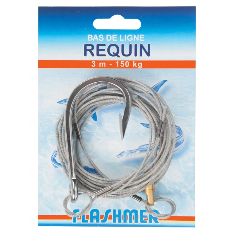 BAS DE LIGNE REQUIN ACIER