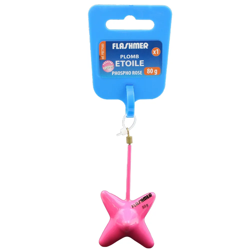 PLOMB ETOILE PHOSPHO ROSE