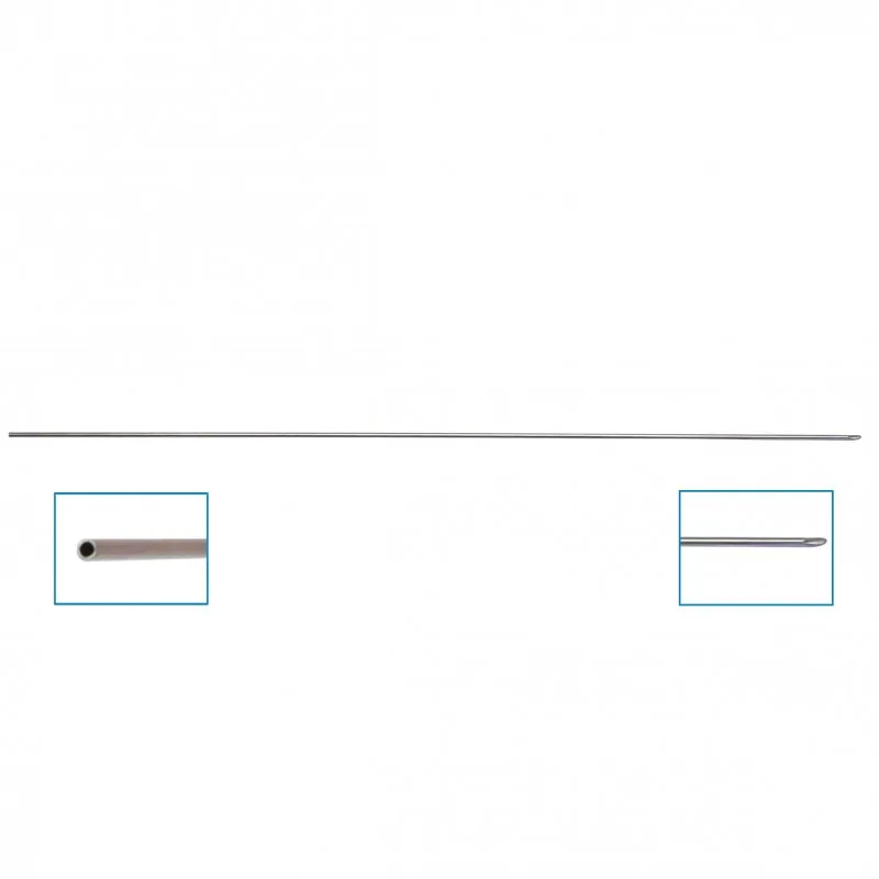 STAINLESS STEEL BEVELED BAIT NEEDLE - Tube of 2