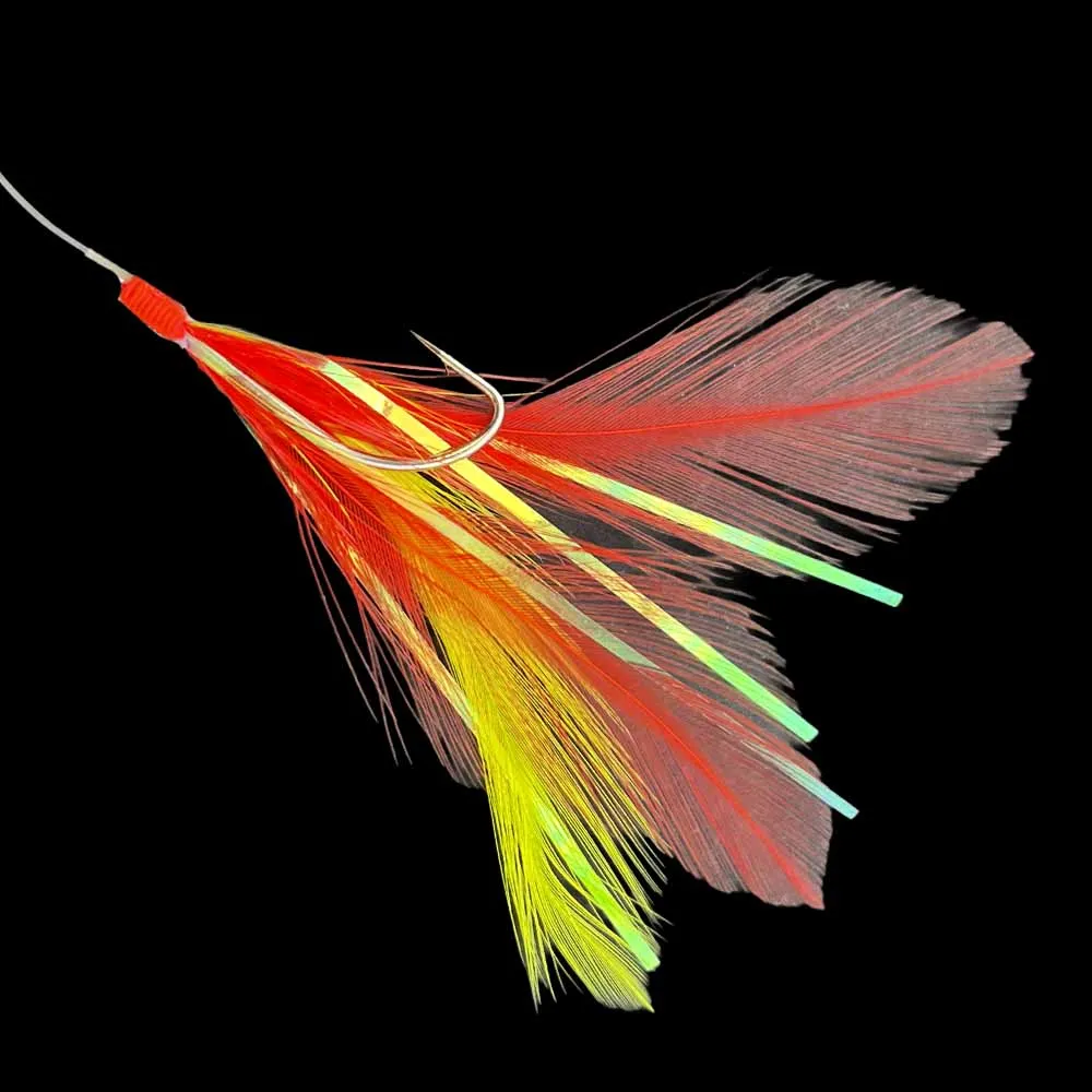 PLUMES DE MER FILAMENTS - 3 HAMEÇONS N° 1/0