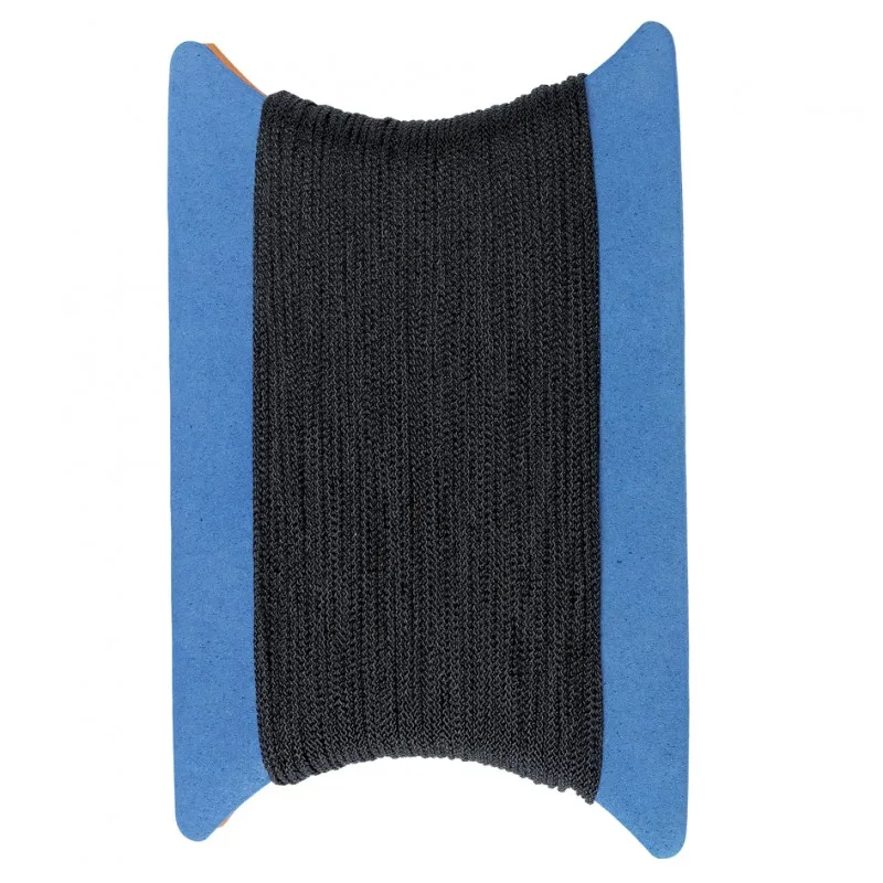 PLIOIR EN MOUSSE BICOLORE 200 X 120 MM + 50 m DE TRESSE NOIRE Ø 2 MM
