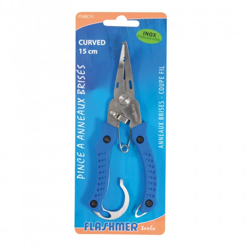 PINCE DE SERTISSAGE CURVED 15 CM INOX