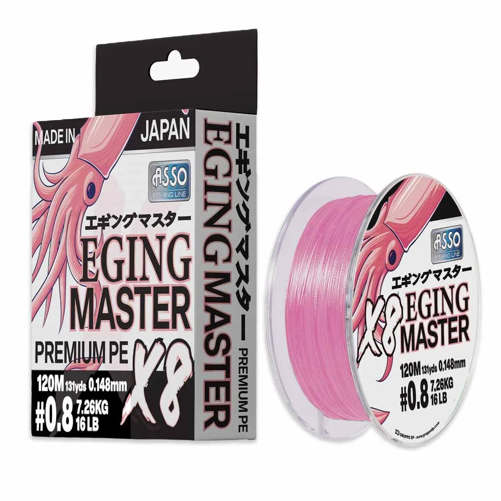 TRESSE PE EGING MASTER 8X - 120 m