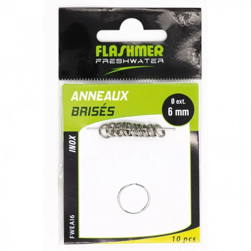 ANNEAUX BRISÉS INOX FW - x10