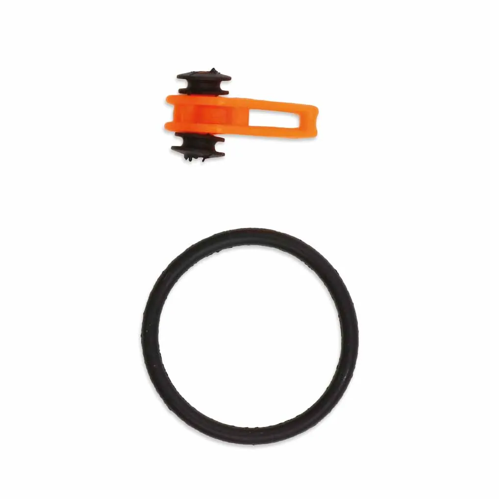 CLIP LEURRE + ELASTIQUE SILICONE - x2