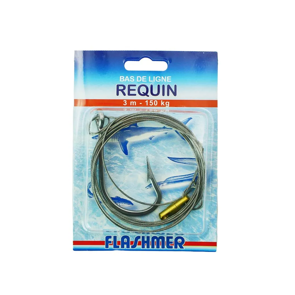 BAS DE LIGNE REQUIN ACIER