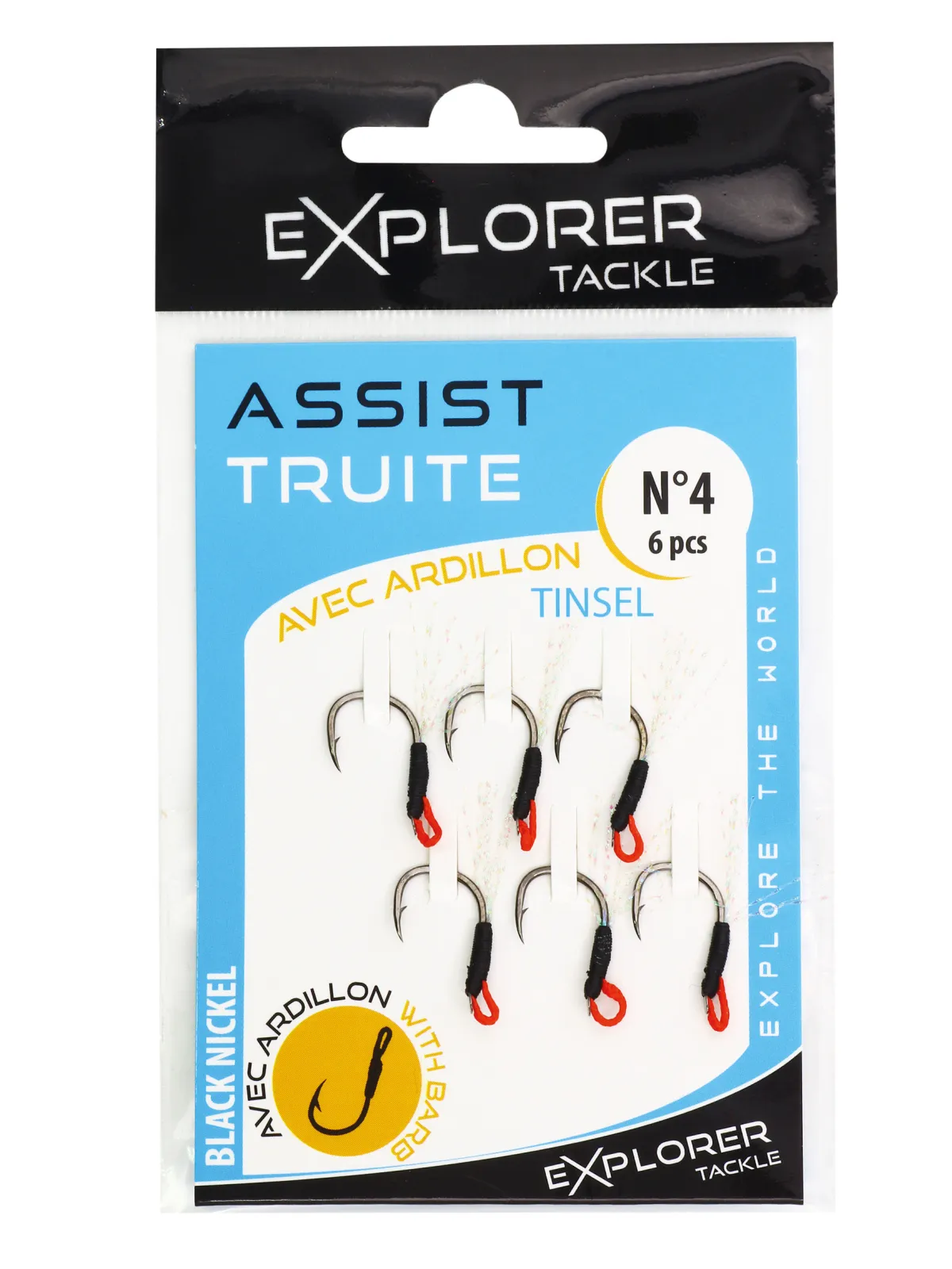 ASSIST TRUITE TINSEL AVEC ARDILLON