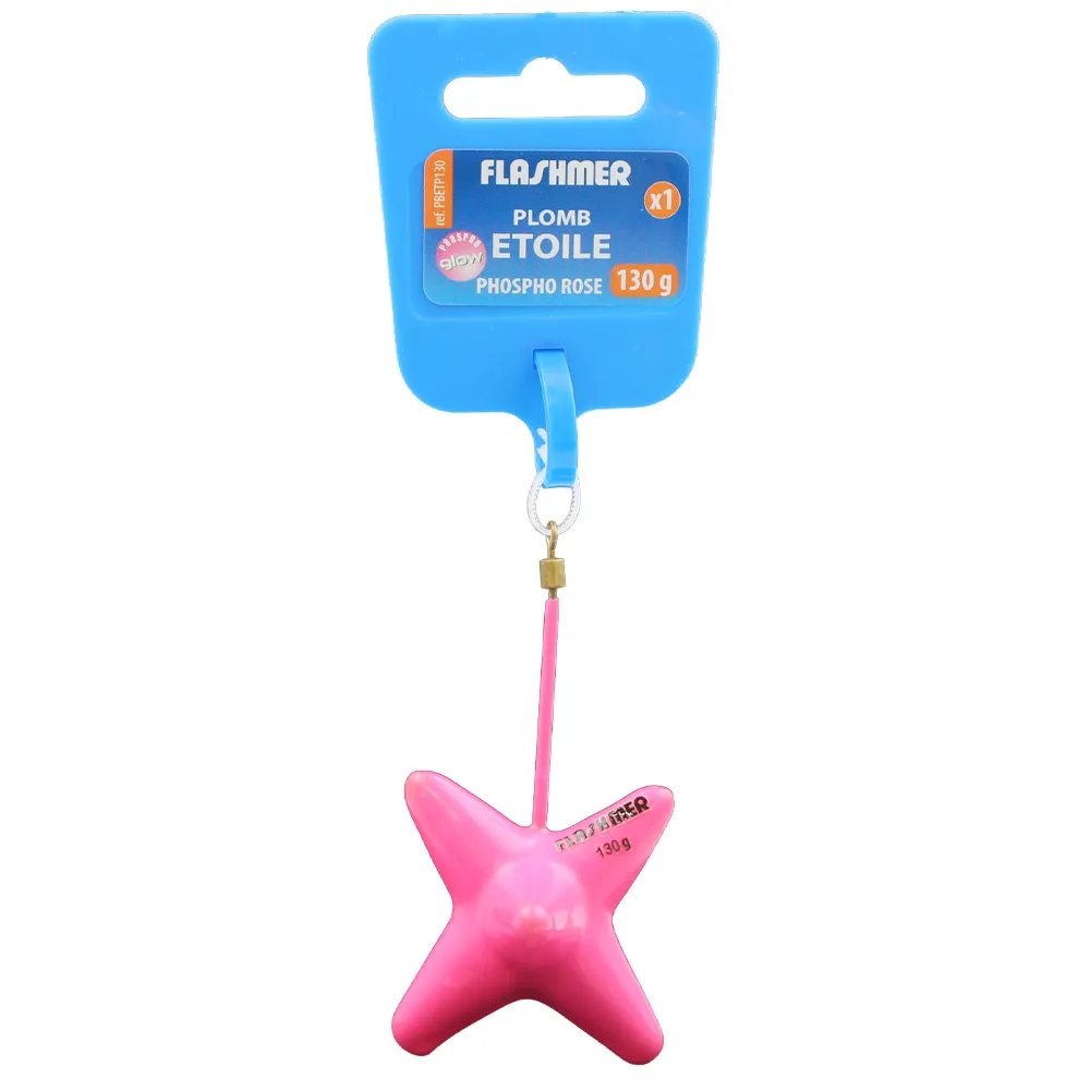 PLOMB ETOILE PHOSPHO ROSE