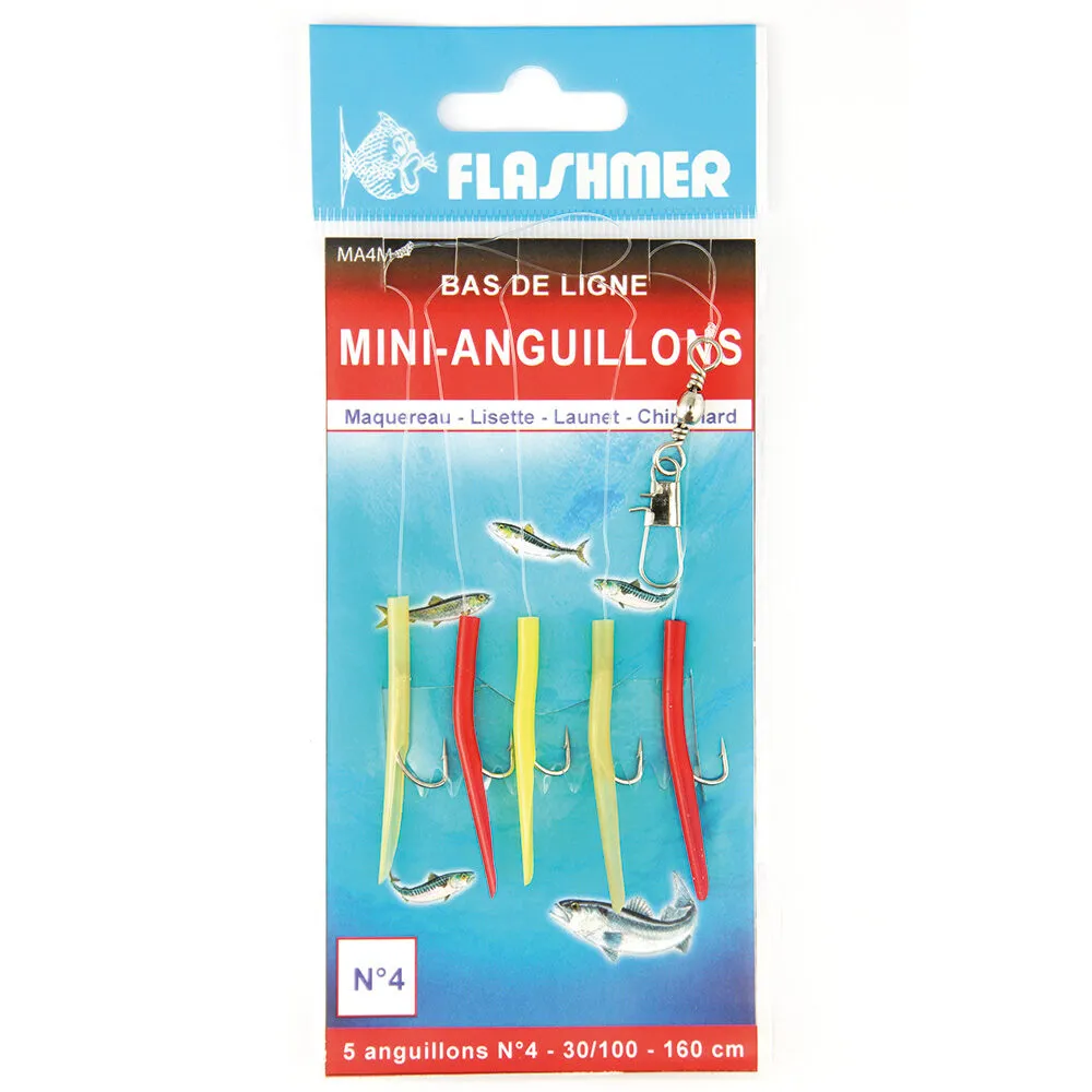 BAS DE LIGNE 4 MINI-ANGUILLLONS