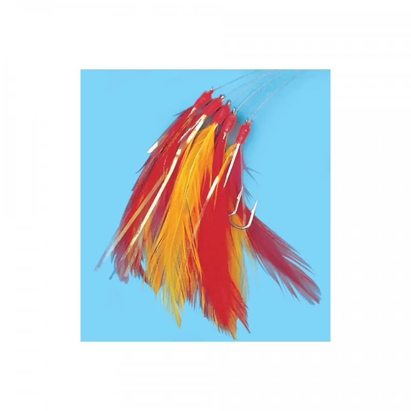 SEA FEATHERS FILAMENTS - 7 HOOKS SIZE 3/0