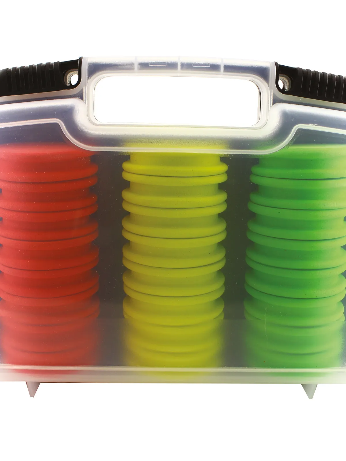 BOITE x24 PLIOIRS RONDS EN MOUSSE + EPINGLES - Ø 65 X 18 mm - Coloris assortis