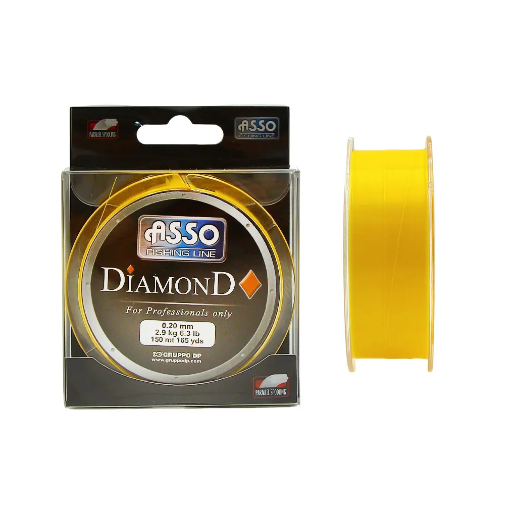 NYLON DIAMOND CARRÉ JAUNE - 150 m