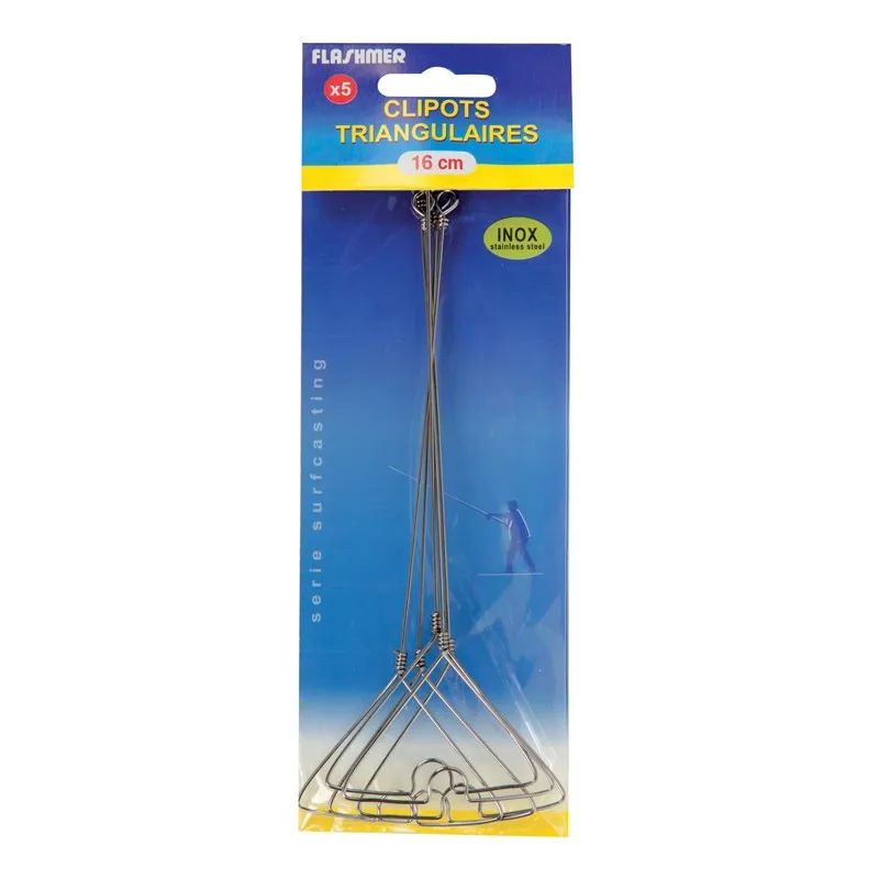 CLIPOT TRIANGULAIRE INOX - x5