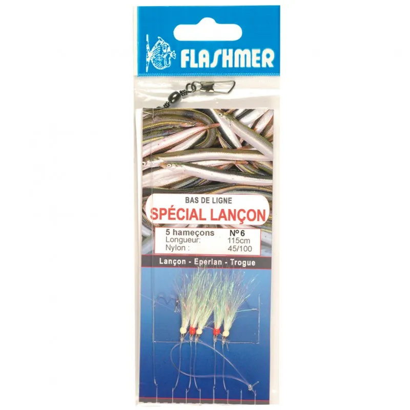 SPECIAL SAND EEL RIG - 5 HOOKS, SIZE 12