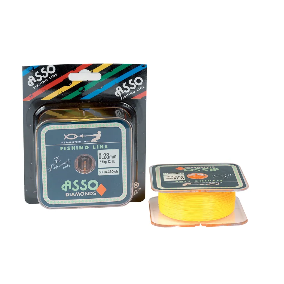 NYLON DIAMOND CARRÉ JAUNE - 300 m