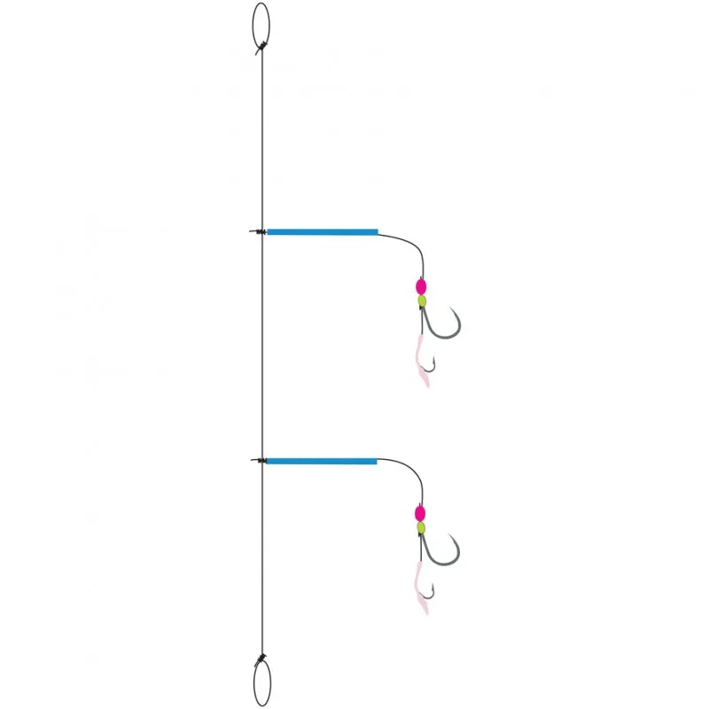 BAS DE LIGNE MULTI TOUCHES - 2 HAMEÇONS