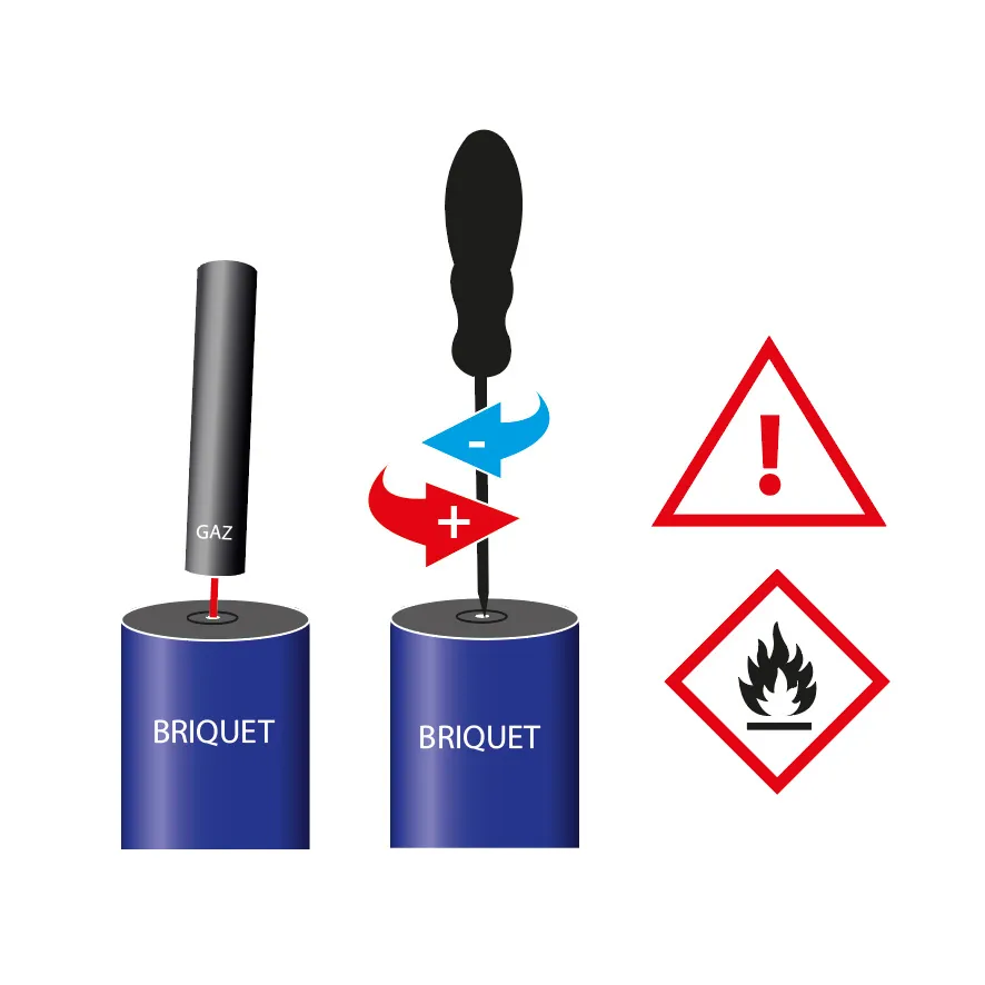 BRIQUET TEMPETE FLASHMER BLEU