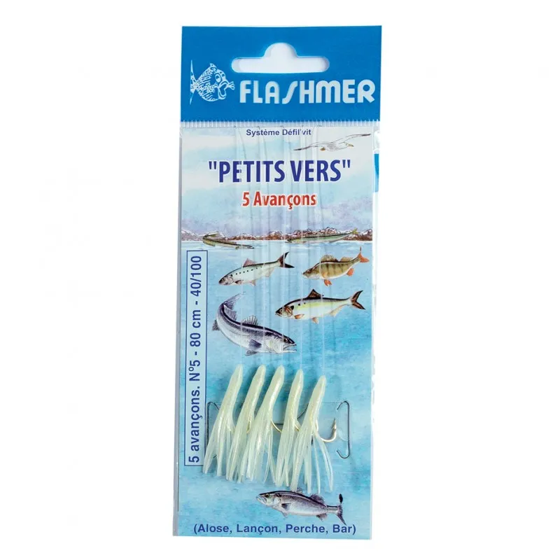 AVANÇONS PETITS VERS - 5 HAMEÇONS