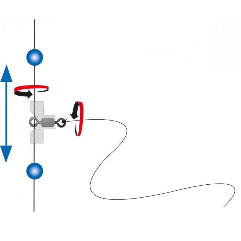CLEAR T-SWIVEL - 5-pack