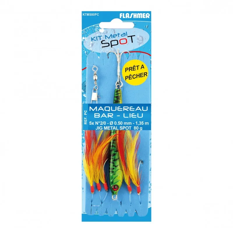 KIT METAL SPOT MAQUEREAU / BAR / LIEU - REF PC