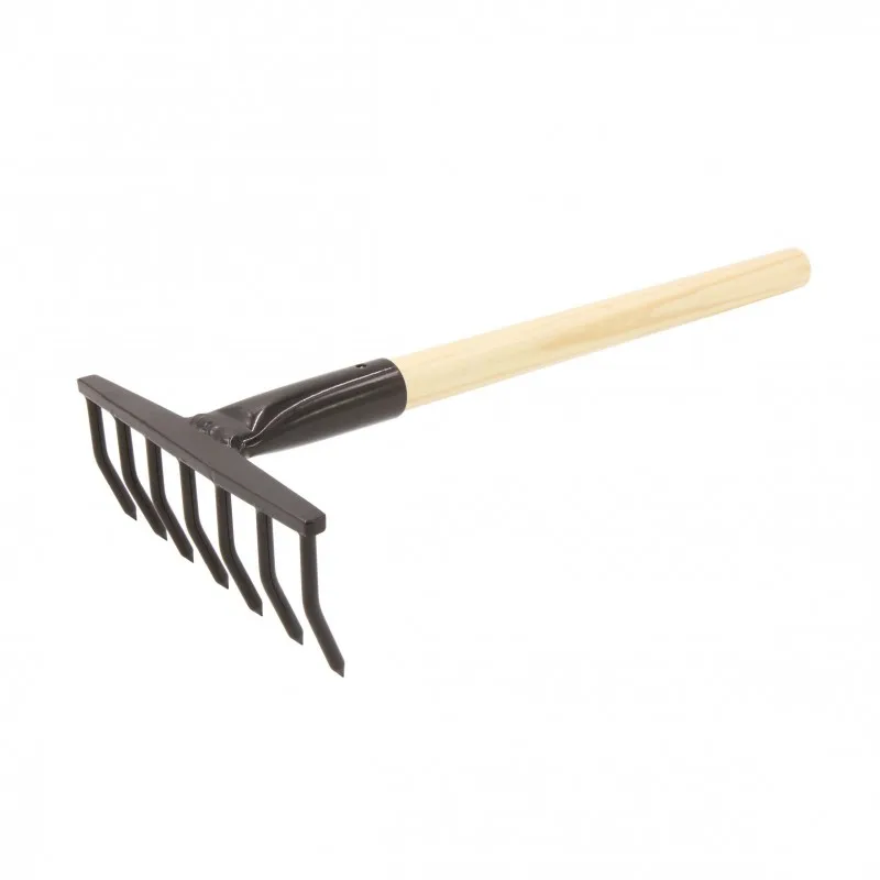 120 CM STEEL ROUND-TOOTH RAKE