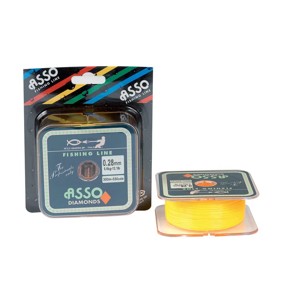 NYLON DIAMOND CARRÉ JAUNE - 150 m