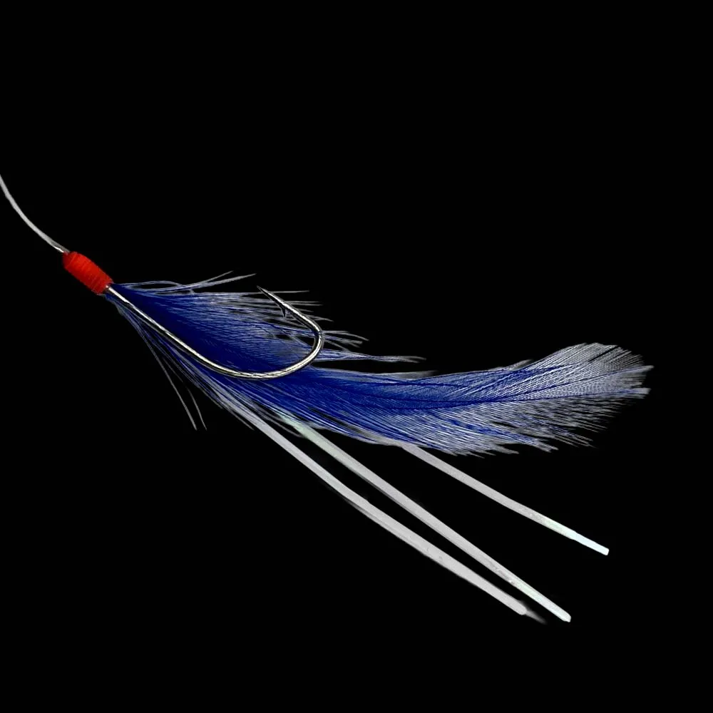 PLUMES DE MER FILAMENTS - 3 HAMEÇONS N° 1/0