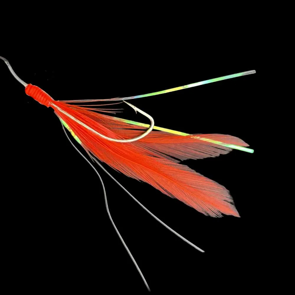 PLUMES DE MER FILAMENTS - 7 HAMEÇONS N° 3/0