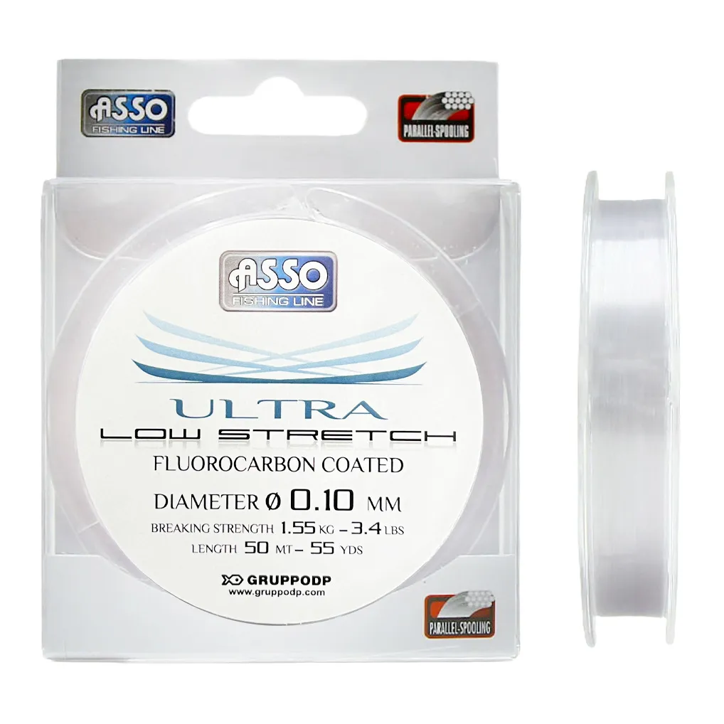 NYLON ULTRA LOW STRETCH - 50 m - GRIS CLAIR
